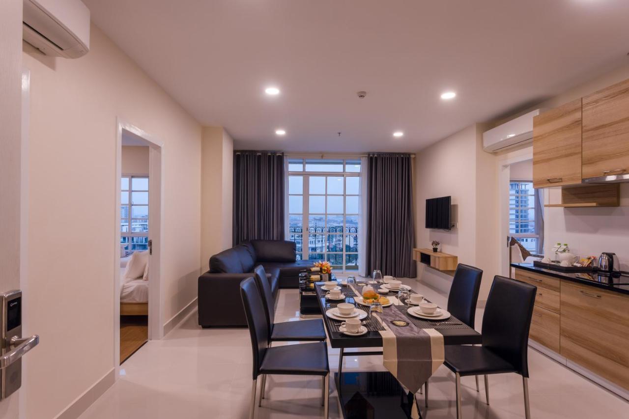 Tk View Hotel & Apartment Phnom Penh Esterno foto